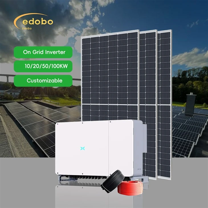 50 kW ant tinklo saulės energijos sistemos komponentų