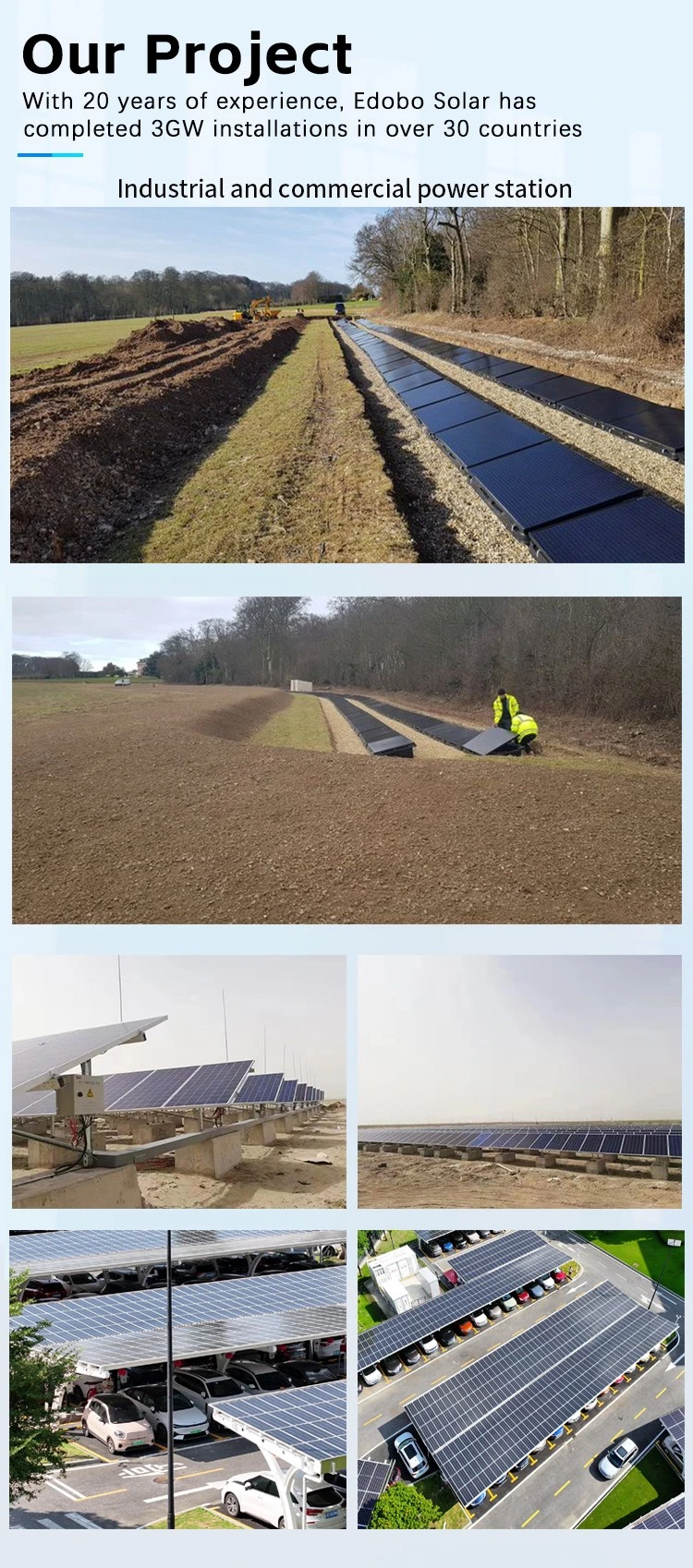 Solar PV Panels 150W with black frame Solar PV Panels 150W with black frame