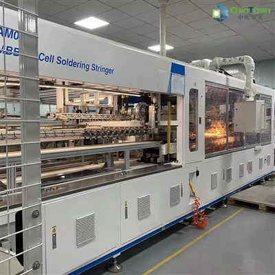 Pv saulės kolektorių saulės baterijų gamybos linija