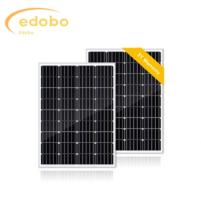 Saulės PV plokštės 150W su juodu rėmeliu